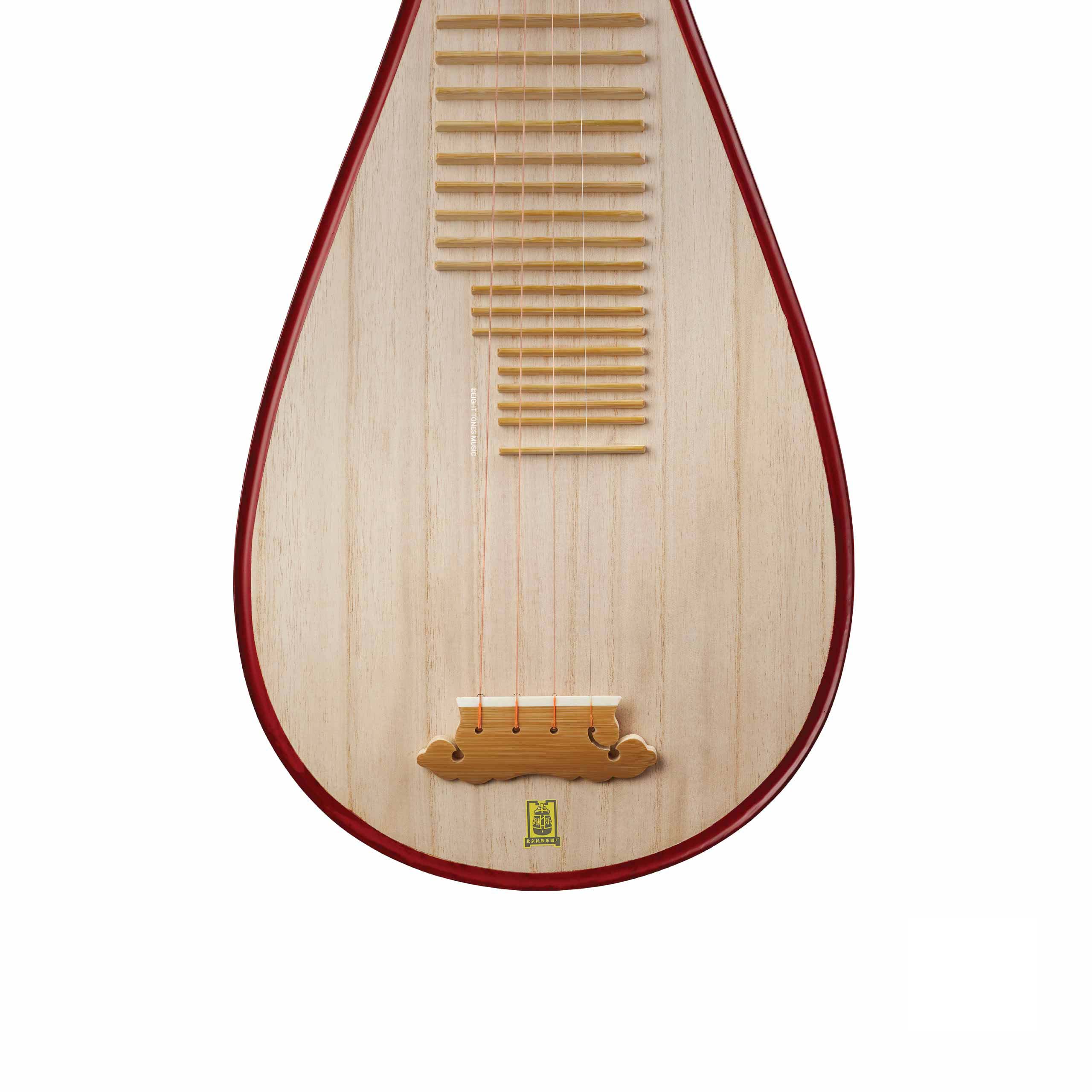 Bo Yue Model 300 Varnished Maple Pipa Soundboard
