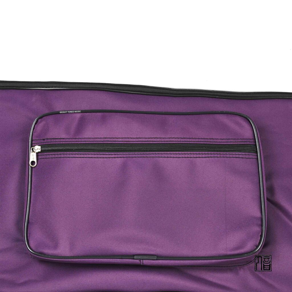 Dunhuang Purple Guzheng Bag Utility Pocket