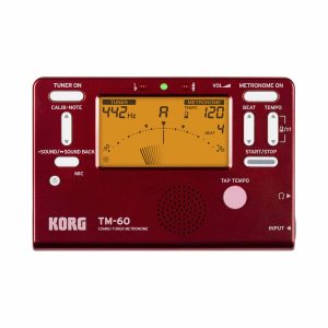Korg TM-60 Combo Tuner Metronome in Red
