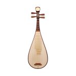 Bo Yue Model 600 Aged Rosewood Pipa front view
