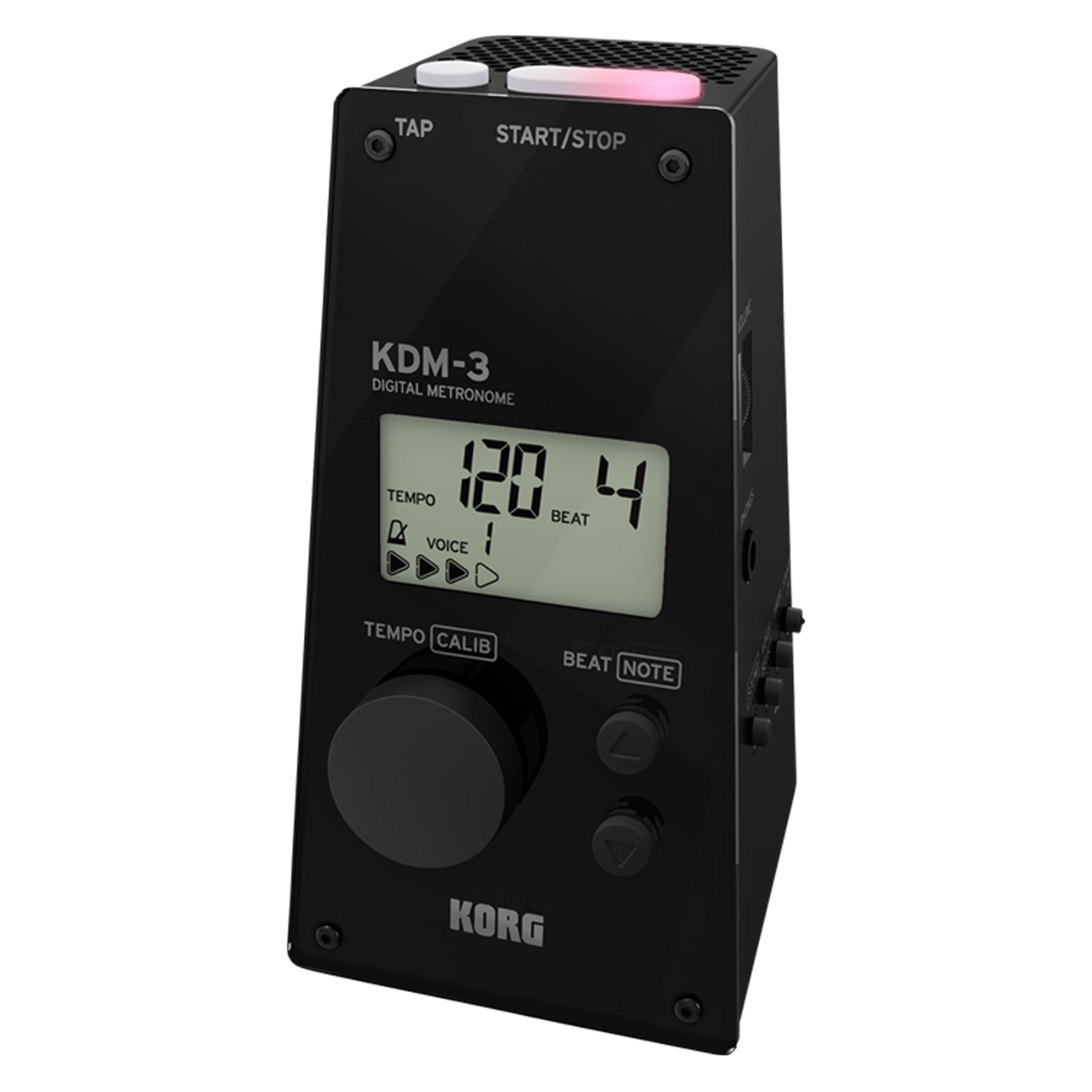 Korg KDM-3 Digital Metronome Diagonal Profile