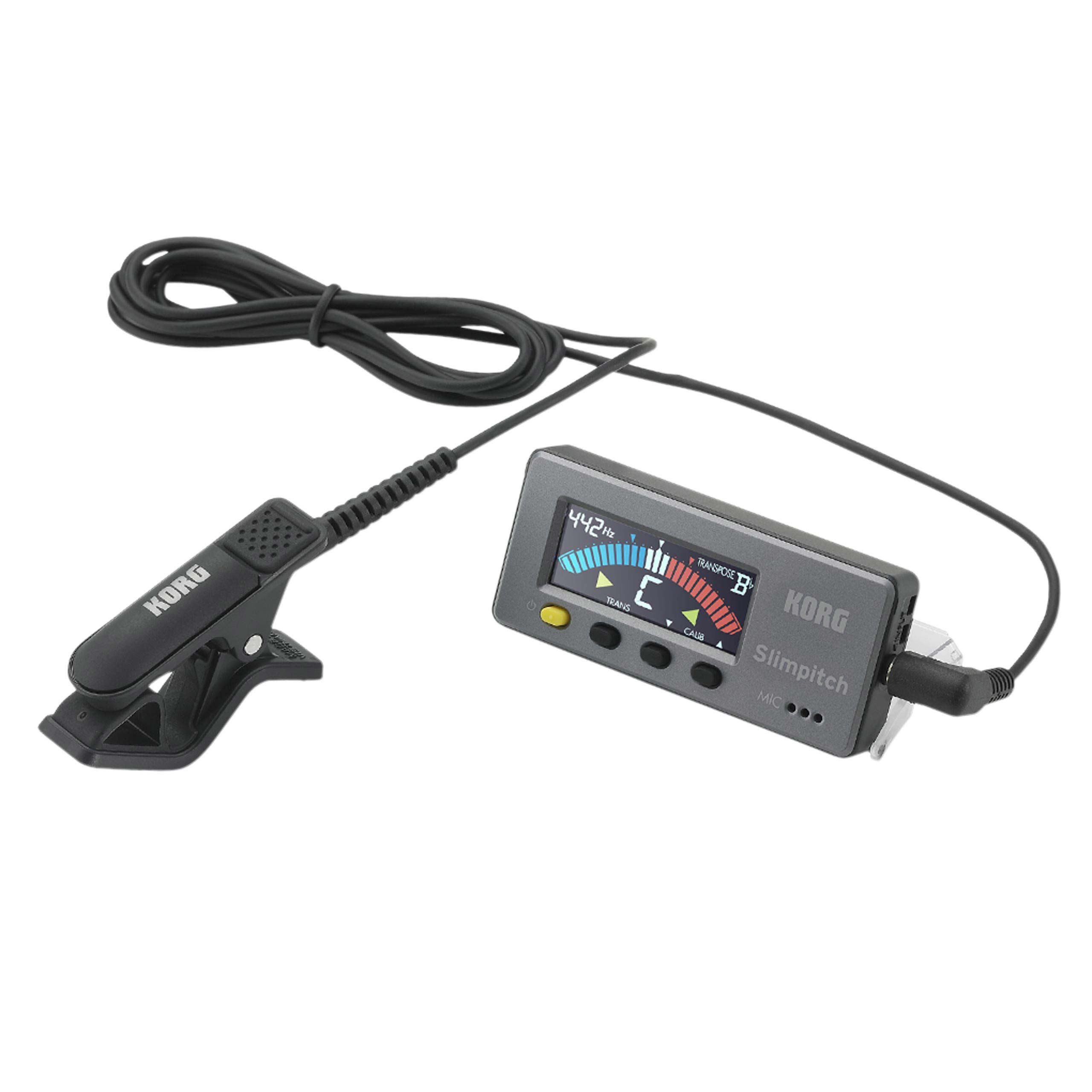 Korg Slimpitch Chromatic Tuner with Microphone in Black