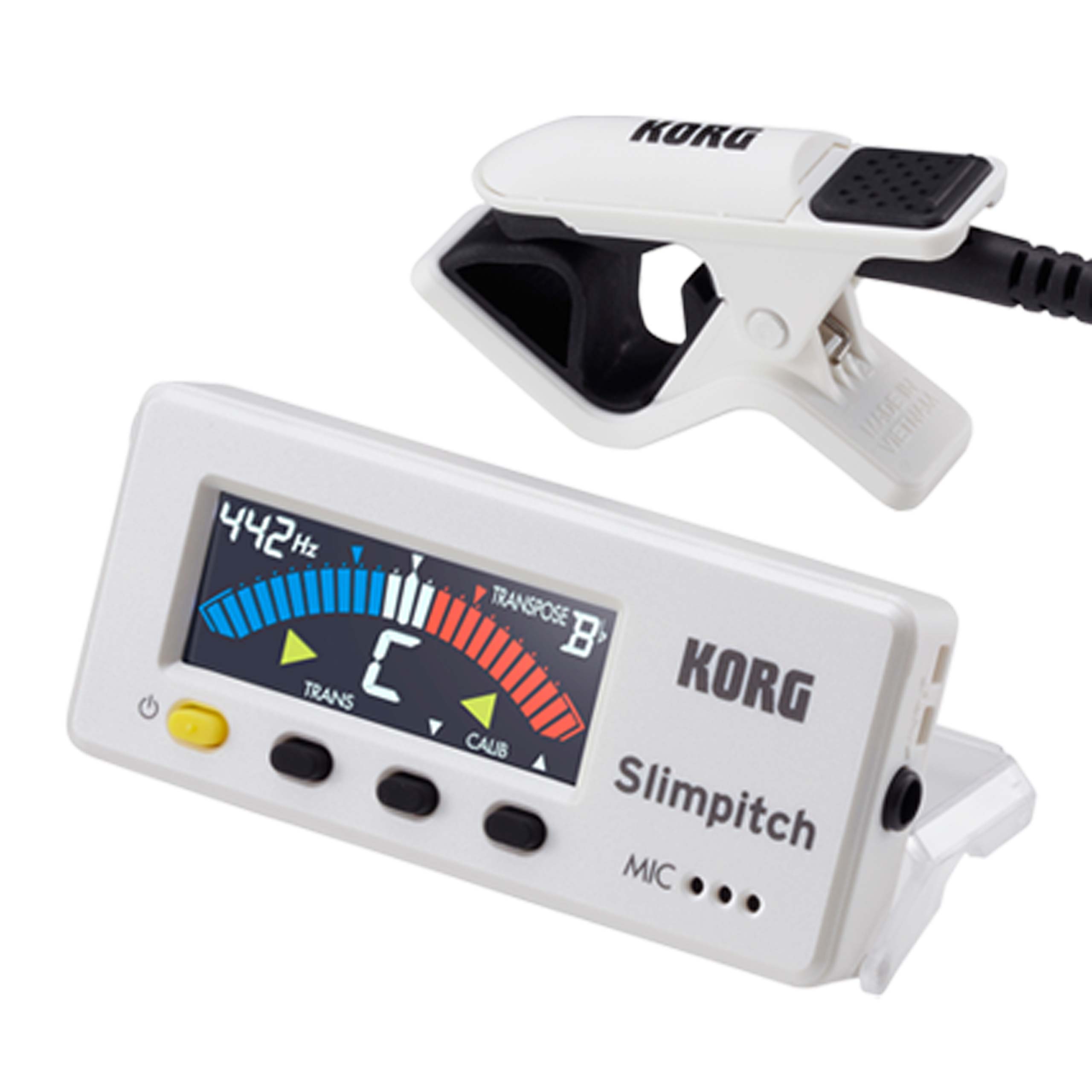Korg Slimpitch Chromatic Tuner with Microphone in Grey
