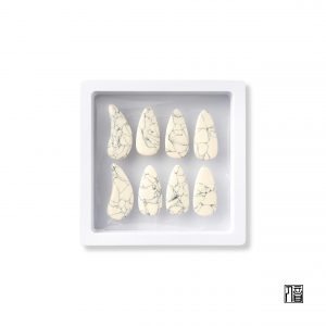 White Marble Guzheng Nails