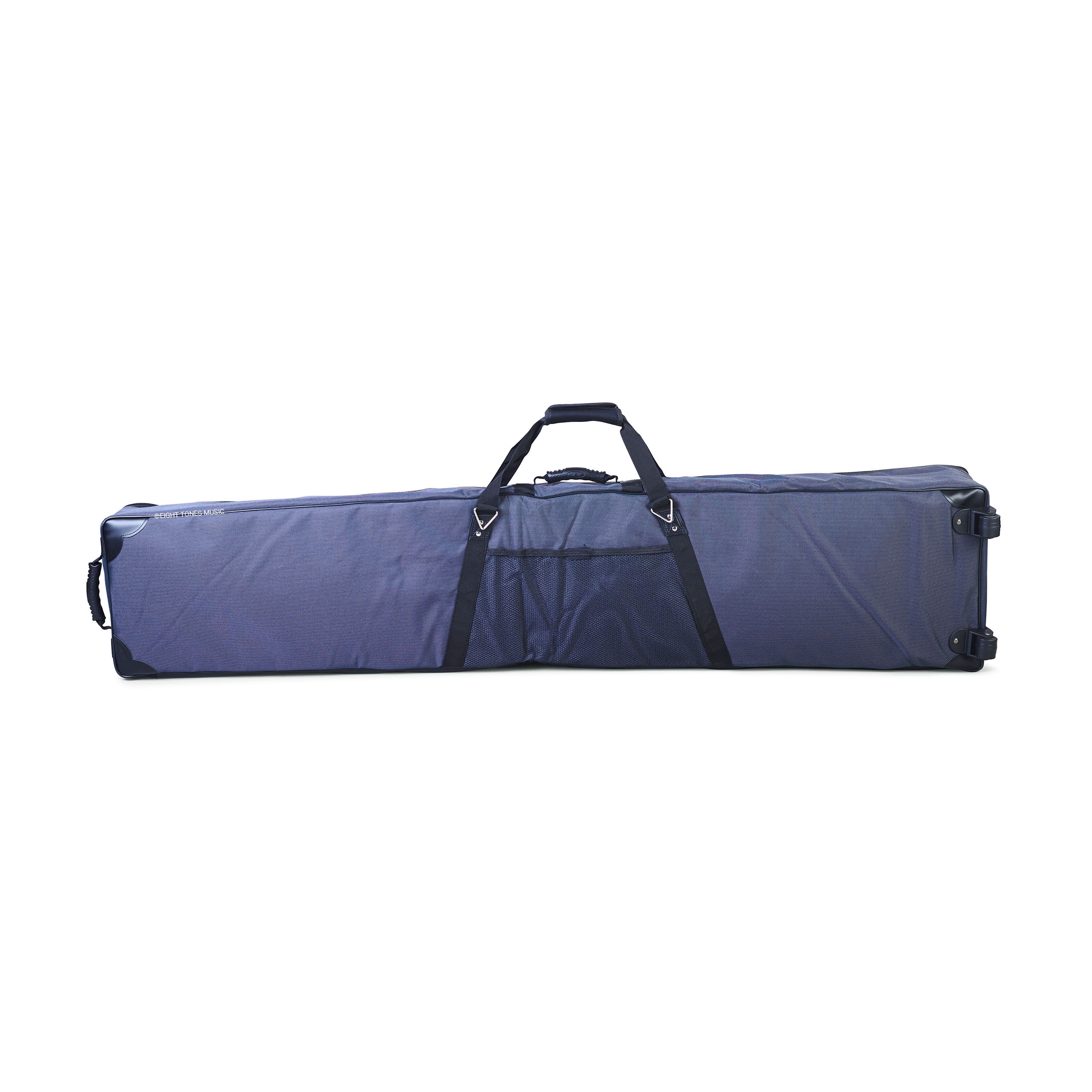 Dunhuang Blue Guzheng Bag With Wheels Back