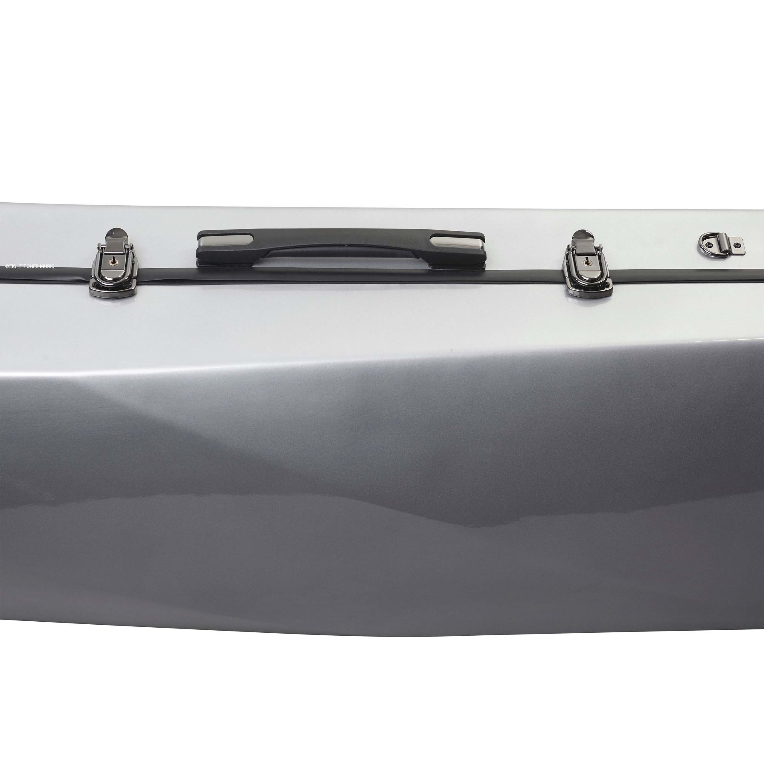 Grey Guzheng Fiberglass Hard Case Handle