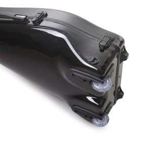 Black Pipa Fiberglass Hard Case Wheels