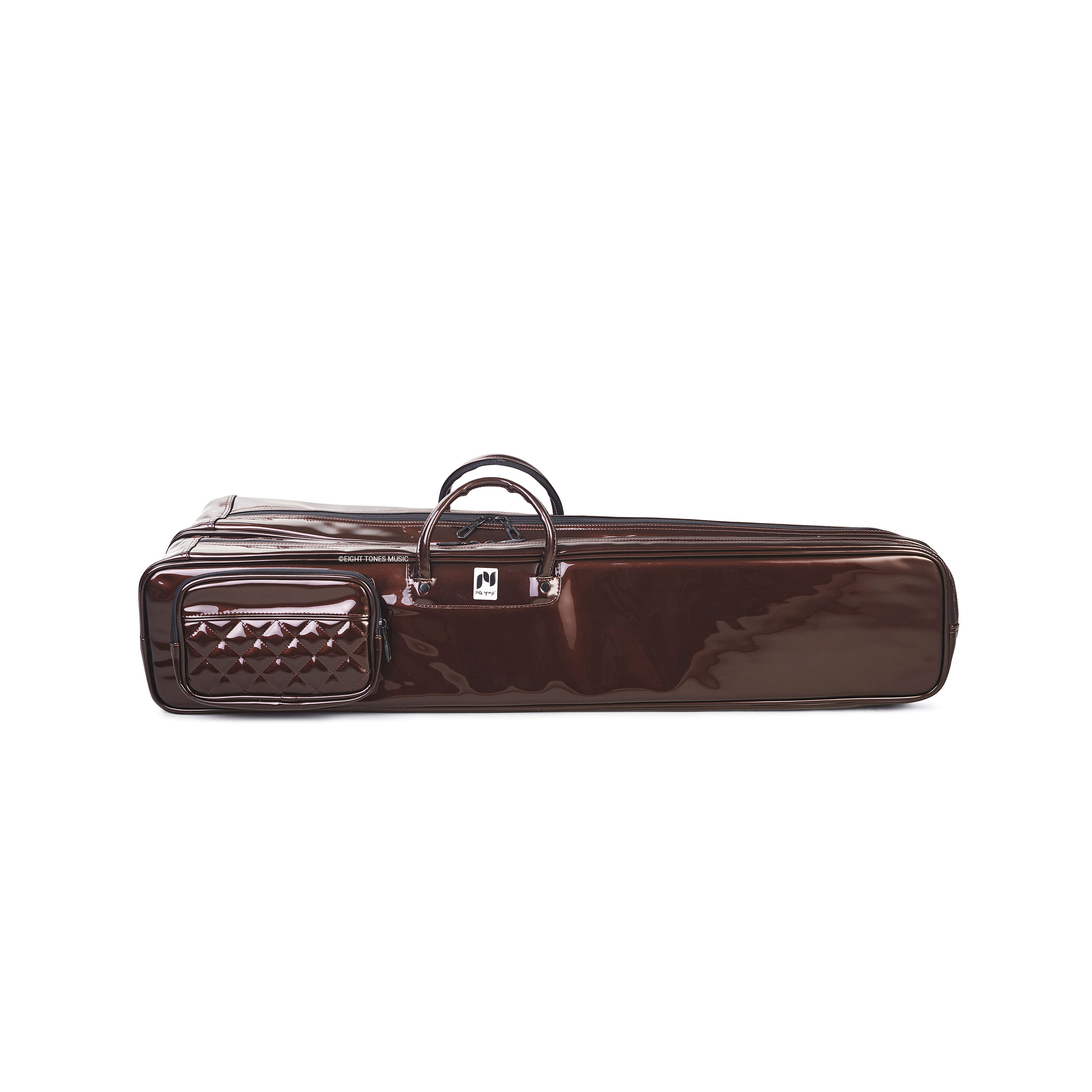 Jiayue Brown Erhu Double Head Padded Soft Case Front