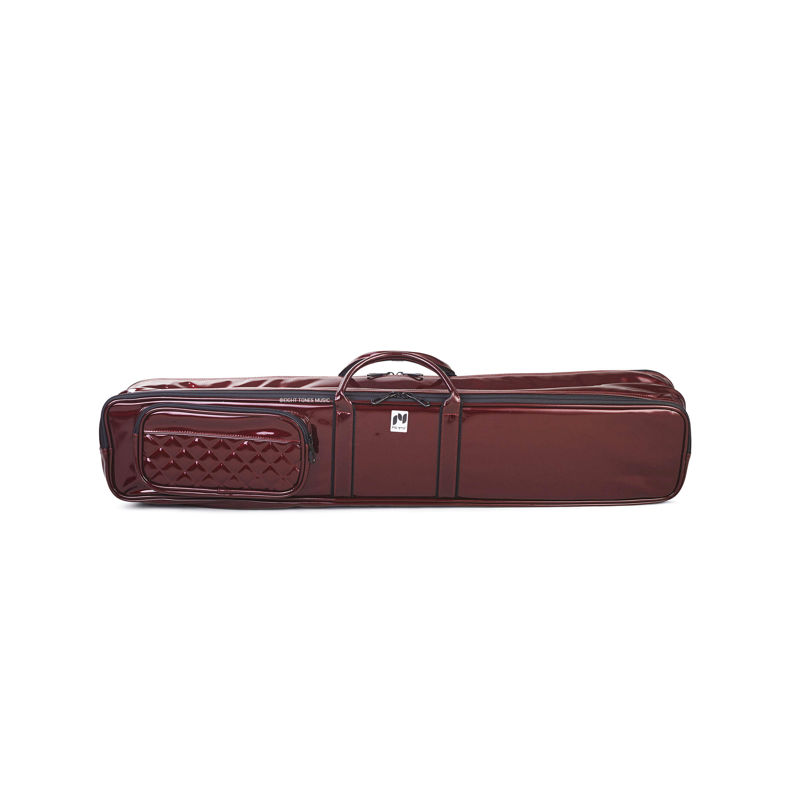 Jiayue Wine Red Erhu Double Head Padded Soft Case Front