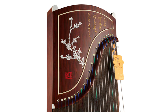Zhonghao Plum Blossoms In Winter Rosewood Guzheng decorative panel