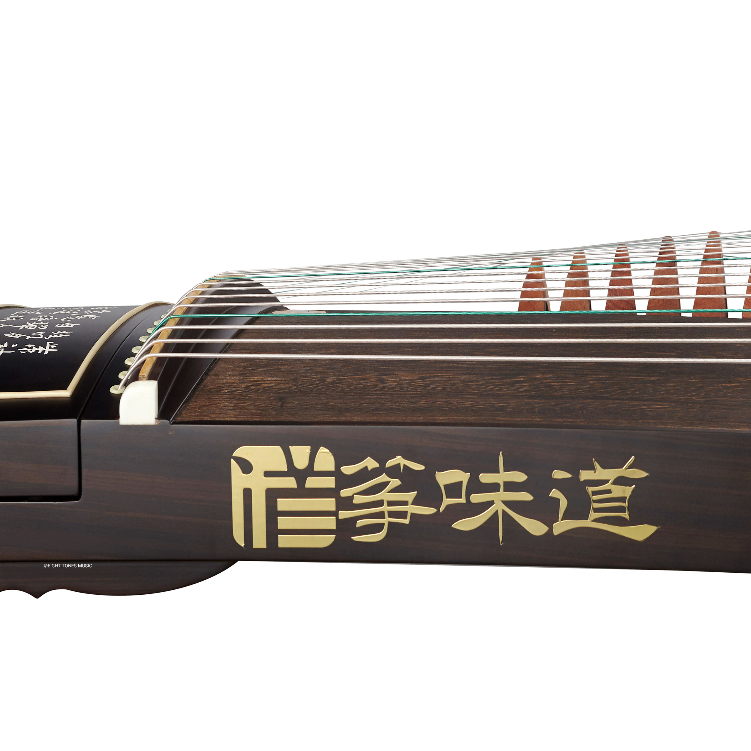Zhonghao 'Poems In The Evenings' Black Sandalwood Guzheng Sideboard with brand