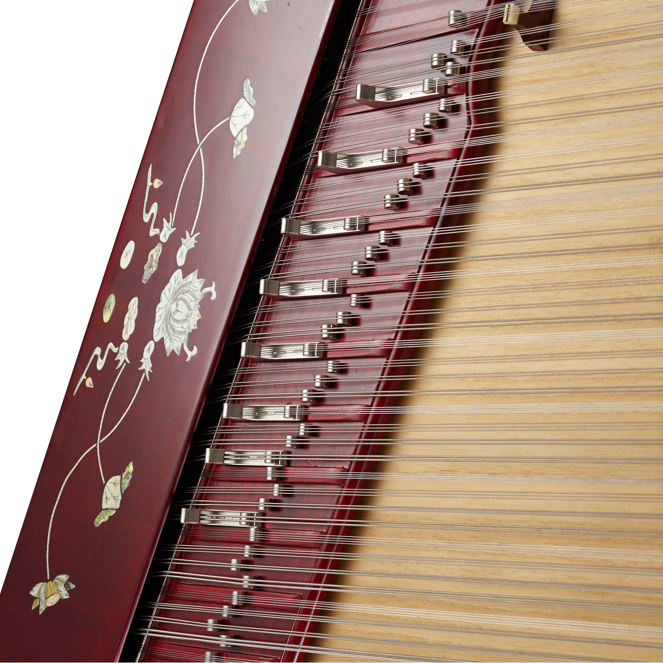 Bo Yue Rosewood Yangqin without Peddle Hitch Pins