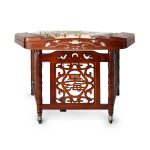 Yuehai Aged African Violet Sandalwood Yangqin with Peddle Front